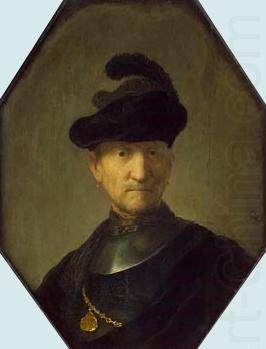 Old Soldier, Rembrandt van rijn